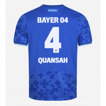 Bayer Leverkusen Jarell Quansah #4 Maglia Gara Terza Repliche 2025-26 Maniche Corte